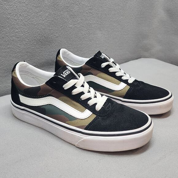 Vans Old Skool Woodland Camo Skate Shoe Women’s Sz 6 - Picture 1 of 8
